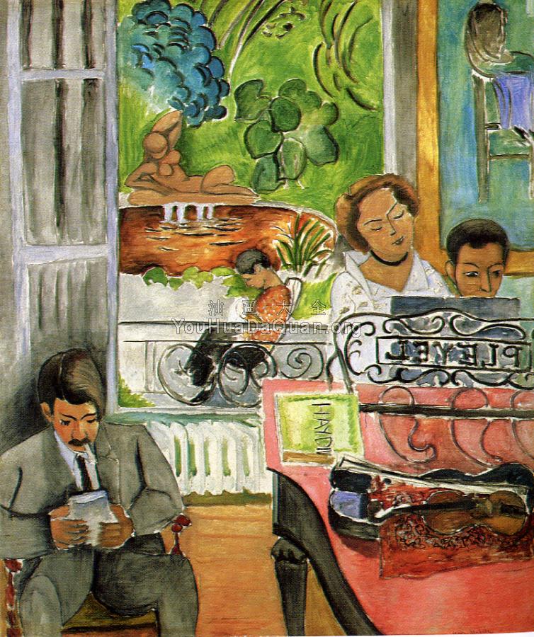 音乐课 - 亨利·马蒂斯